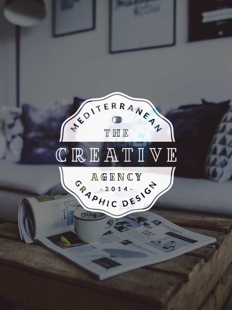 Creative agency logo: light version